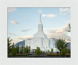 Orem Utah Temple - Peace - framed giclee canvas