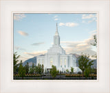 Orem Utah Temple - Peace - framed giclee canvas