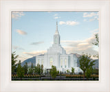 Orem Utah Temple - Peace - framed giclee canvas