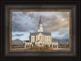 Taylorsville Utah Temple- Beacon of Light - framed giclee canvas