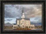 Taylorsville Utah Temple- Beacon of Light - framed giclee canvas