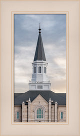 Taylorsville Utah Temple - Holiness to the Lord - framed giclee canvas