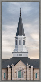 Taylorsville Utah Temple - Holiness to the Lord - framed giclee canvas