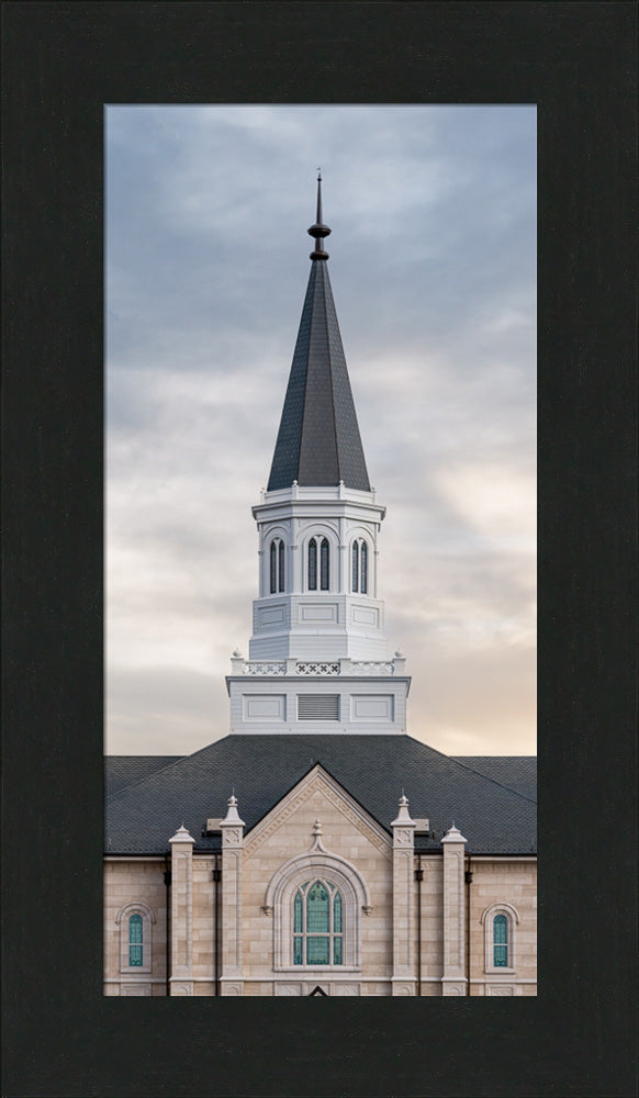 Taylorsville Utah Temple - Holiness to the Lord - framed giclee canvas