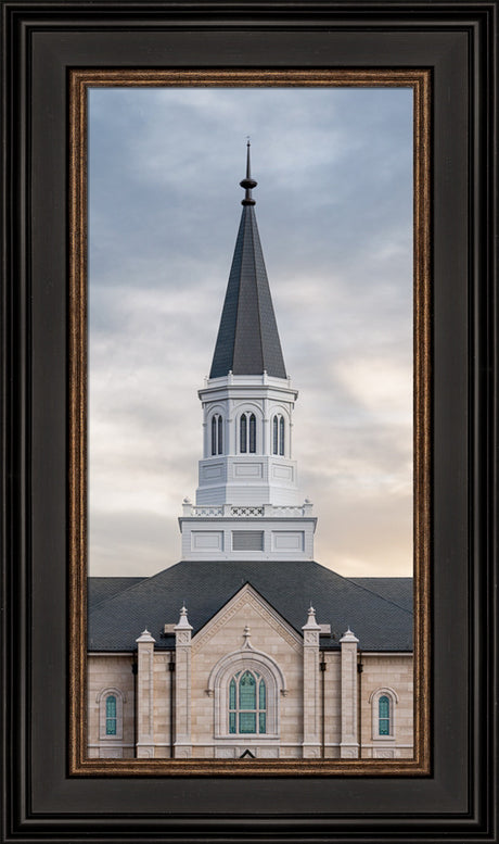 Taylorsville Utah Temple - Holiness to the Lord - framed giclee canvas