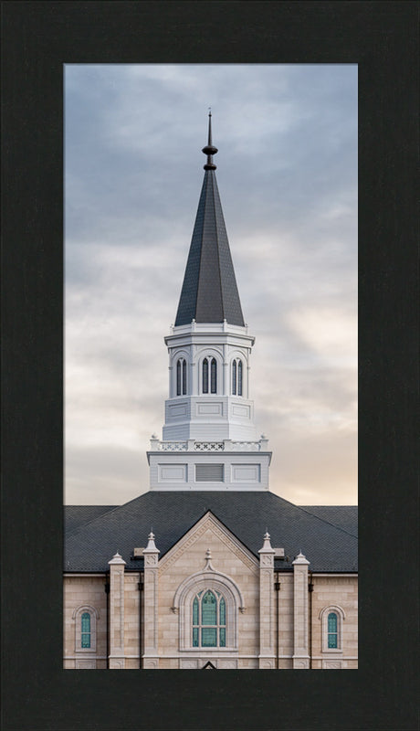 Taylorsville Utah Temple - Holiness to the Lord - framed giclee canvas