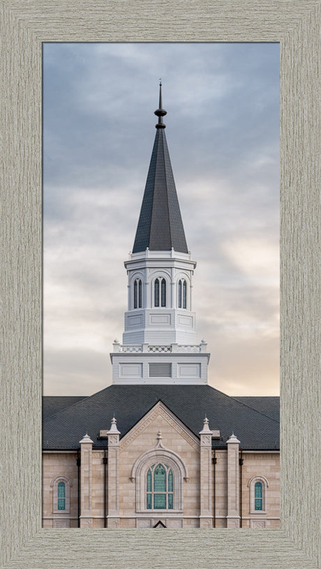 Taylorsville Utah Temple - Holiness to the Lord - framed giclee canvas