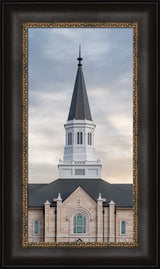 Taylorsville Utah Temple - Holiness to the Lord - framed giclee canvas