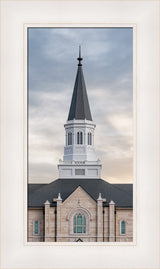 Taylorsville Utah Temple - Holiness to the Lord - framed giclee canvas