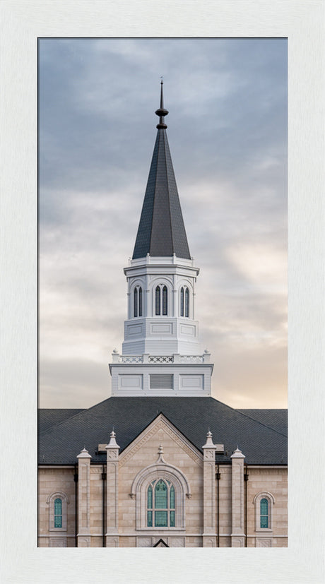 Taylorsville Utah Temple - Holiness to the Lord - framed giclee canvas