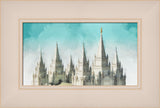 Salt Lake Temple - Morning Glory by Greg Collins