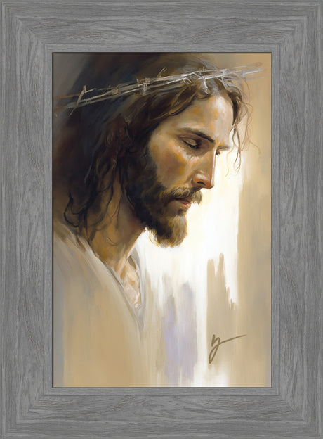 Jesus of Nazareth - framed giclee canvas