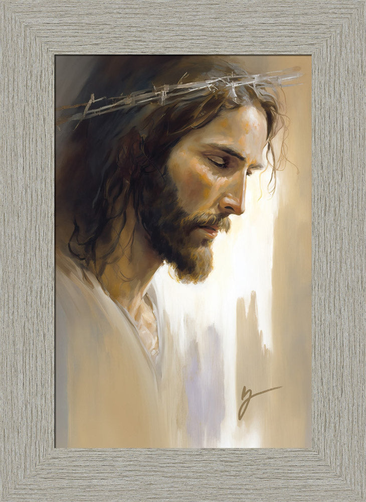 Jesus of Nazareth - framed giclee canvas