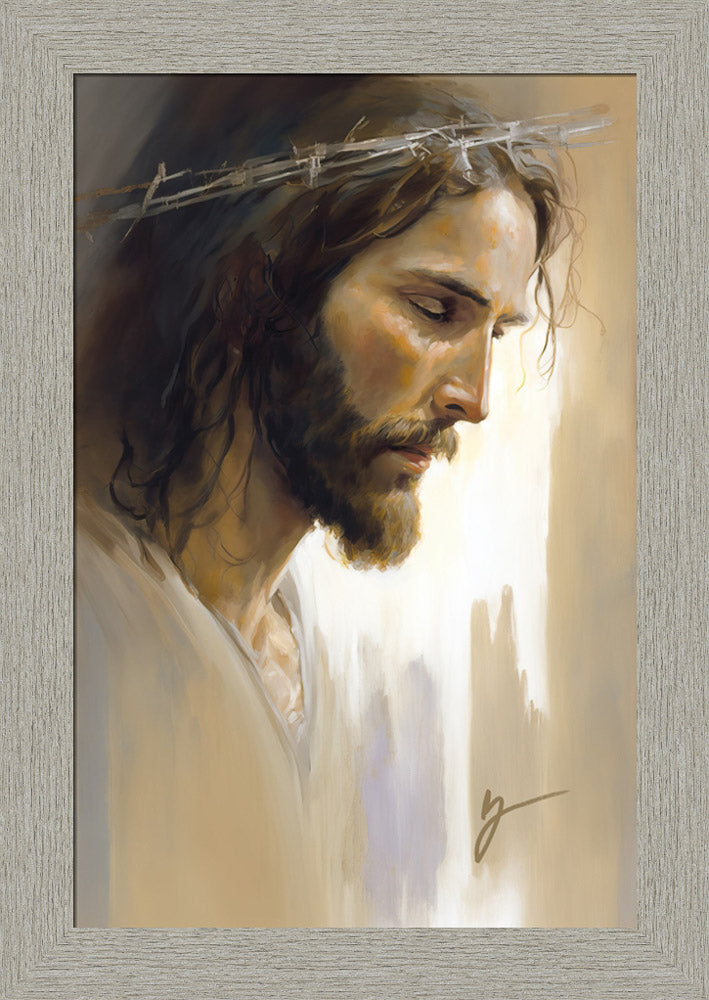 Jesus of Nazareth - framed giclee canvas