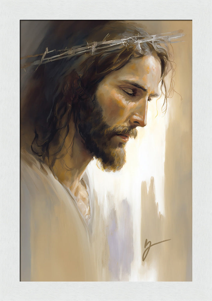 Jesus of Nazareth - framed giclee canvas