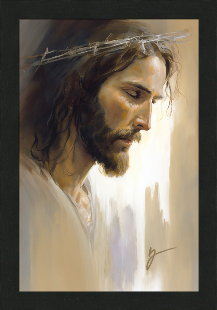 Jesus of Nazareth - framed giclee canvas