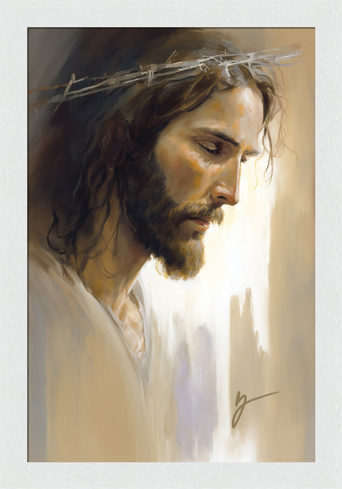 Jesus of Nazareth - framed giclee canvas