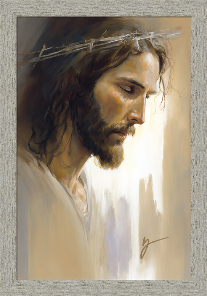 Jesus of Nazareth - framed giclee canvas