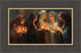 The Five Wise Virgins - framed giclee canvas