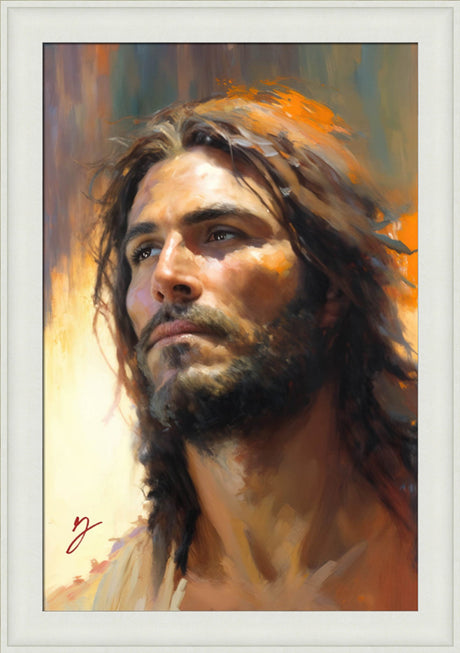 I Came to Call the Sinners to Repentance - framed giclee canvas