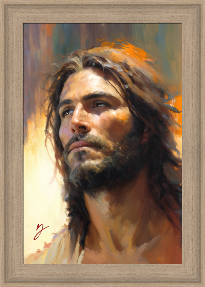 I Came to Call the Sinners to Repentance - framed giclee canvas