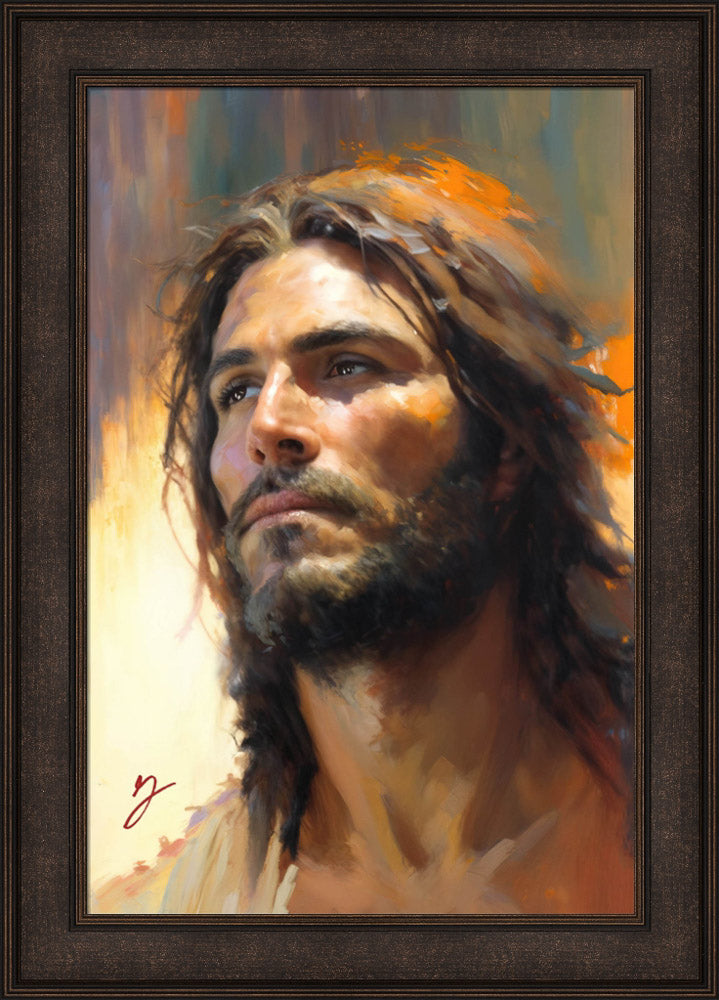 I Came to Call the Sinners to Repentance - framed giclee canvas