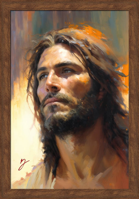 I Came to Call the Sinners to Repentance - framed giclee canvas