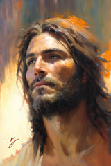 A portrait of Jesus Christ.