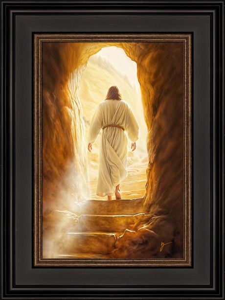 On The Third Day - framed giclee canvas