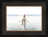 Resurrected Lord - framed giclee canvas