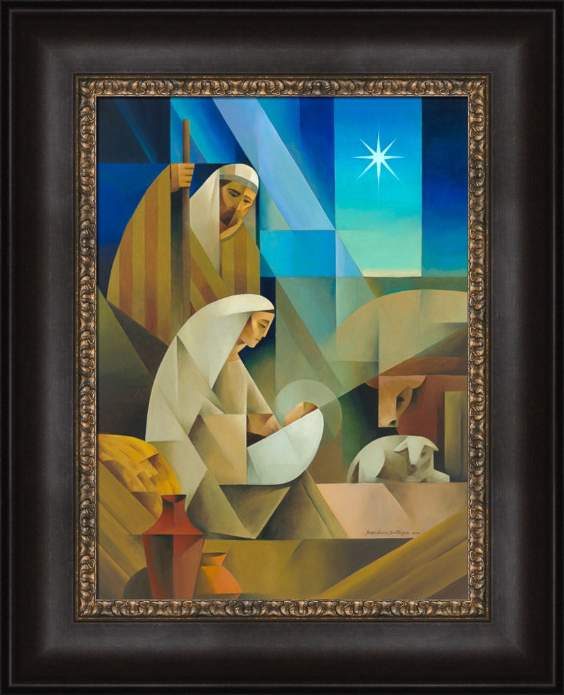 Bethlehem - framed giclee canvas