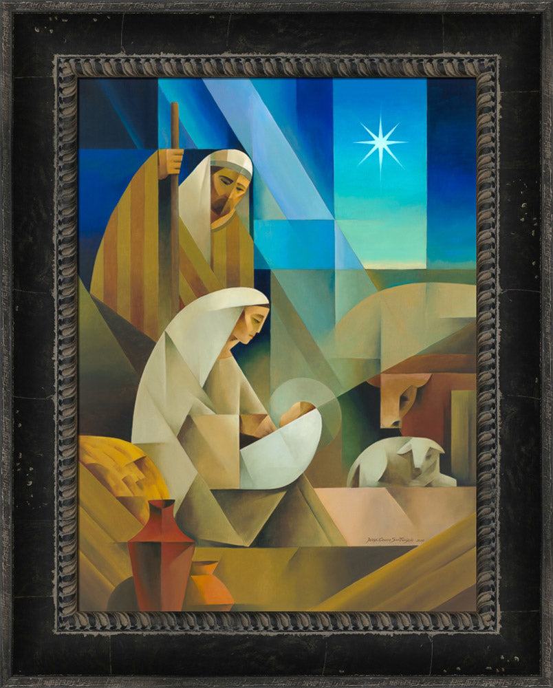 Bethlehem - framed giclee canvas