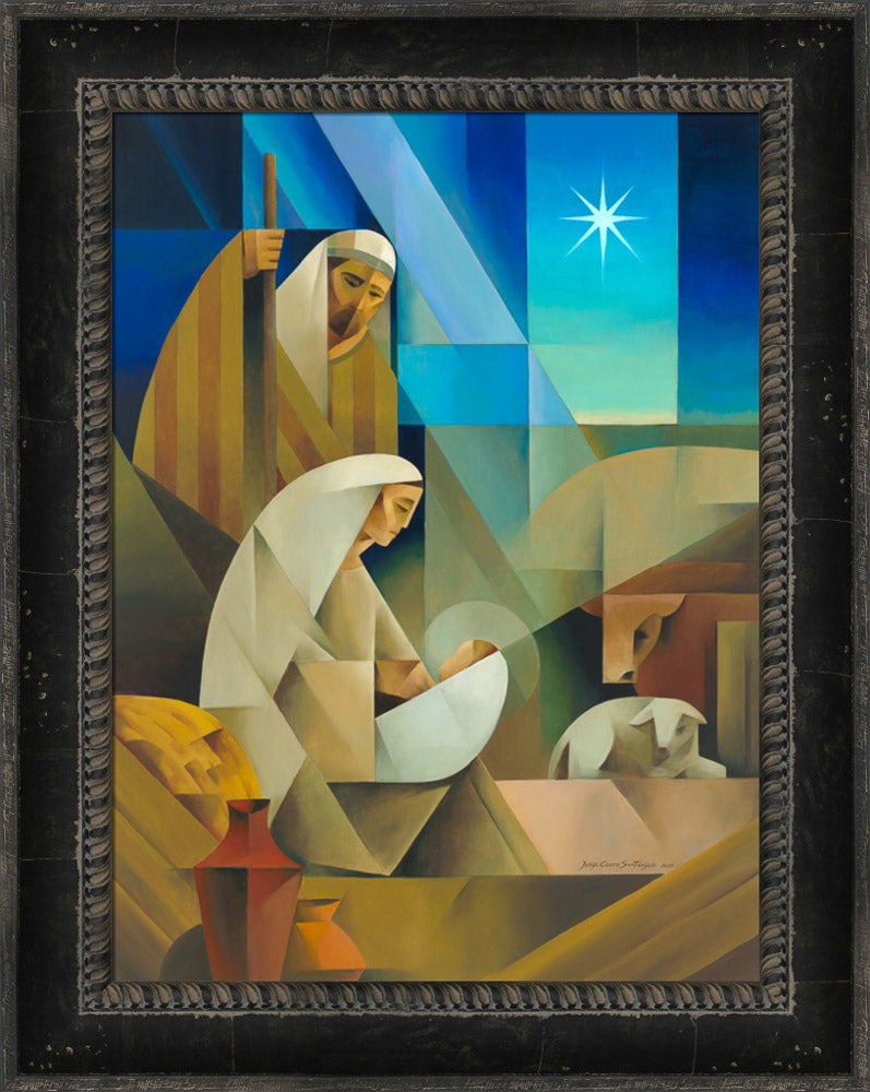 Bethlehem - framed giclee canvas