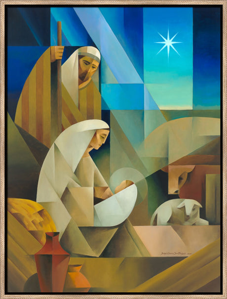 Bethlehem - framed giclee canvas