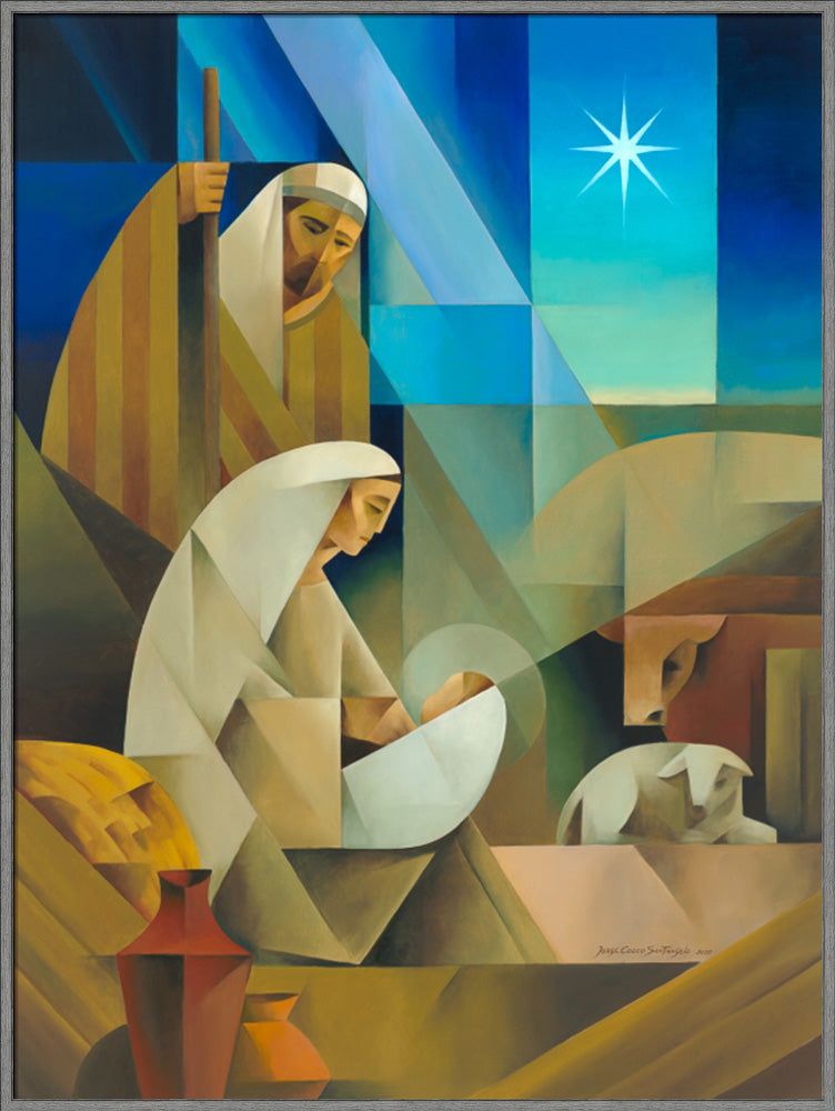 Bethlehem - framed giclee canvas