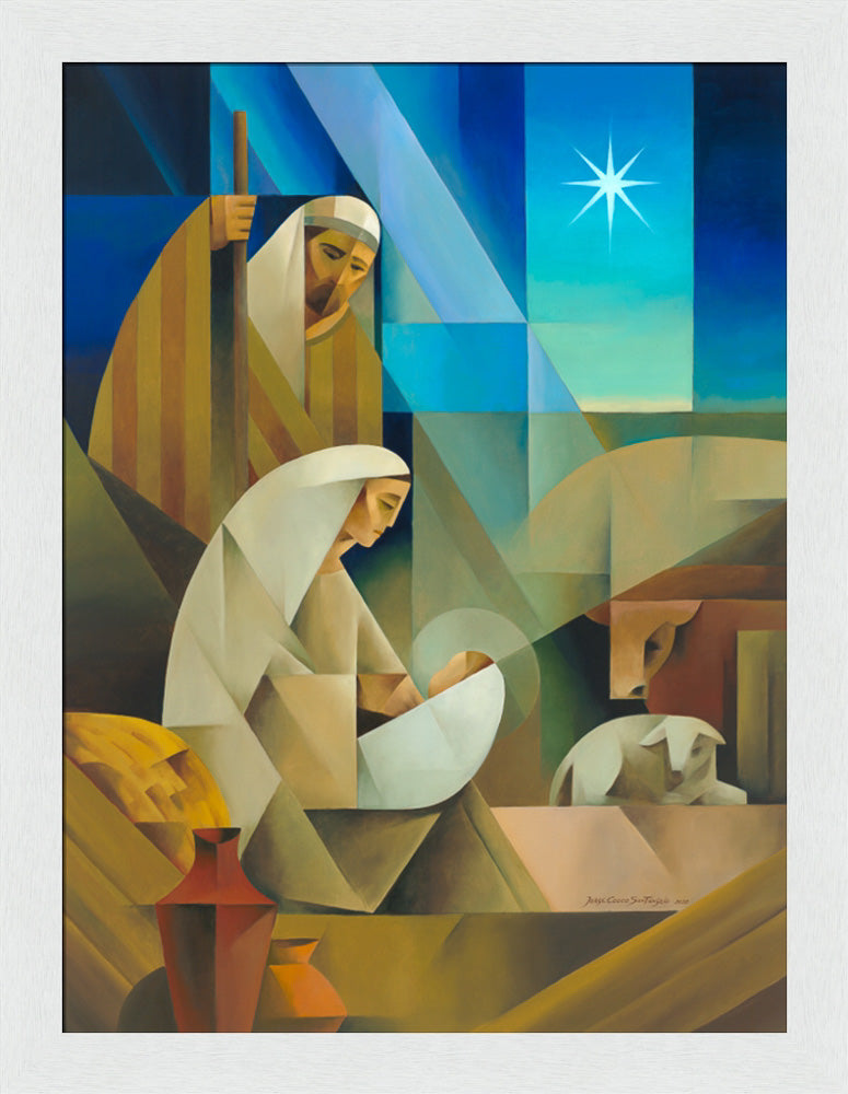 Bethlehem - framed giclee canvas