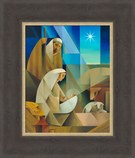 Bethlehem - framed giclee canvas