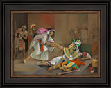 Abish the Lamanite - framed giclee canvas