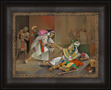 Abish the Lamanite - framed giclee canvas