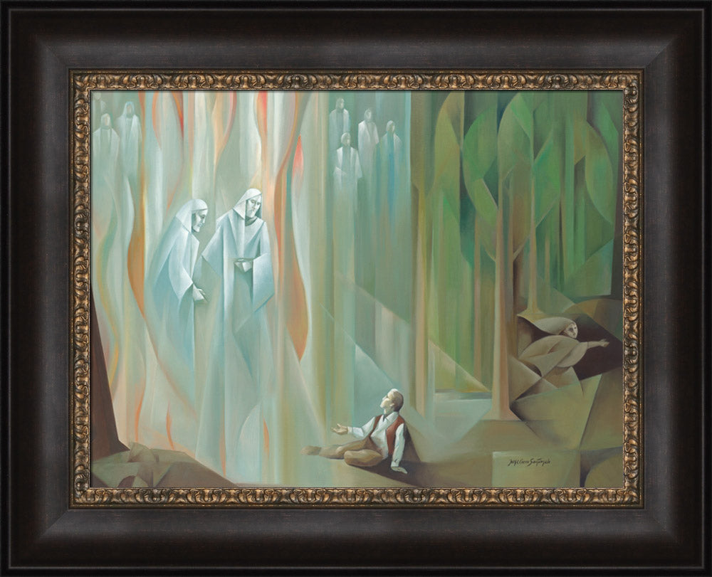 Joseph First Vision - framed giclee canvas