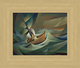 Nephi in the Storm - framed giclee canvas