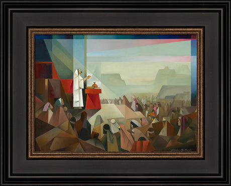 Sacrament in the Americas - framed giclee canvas