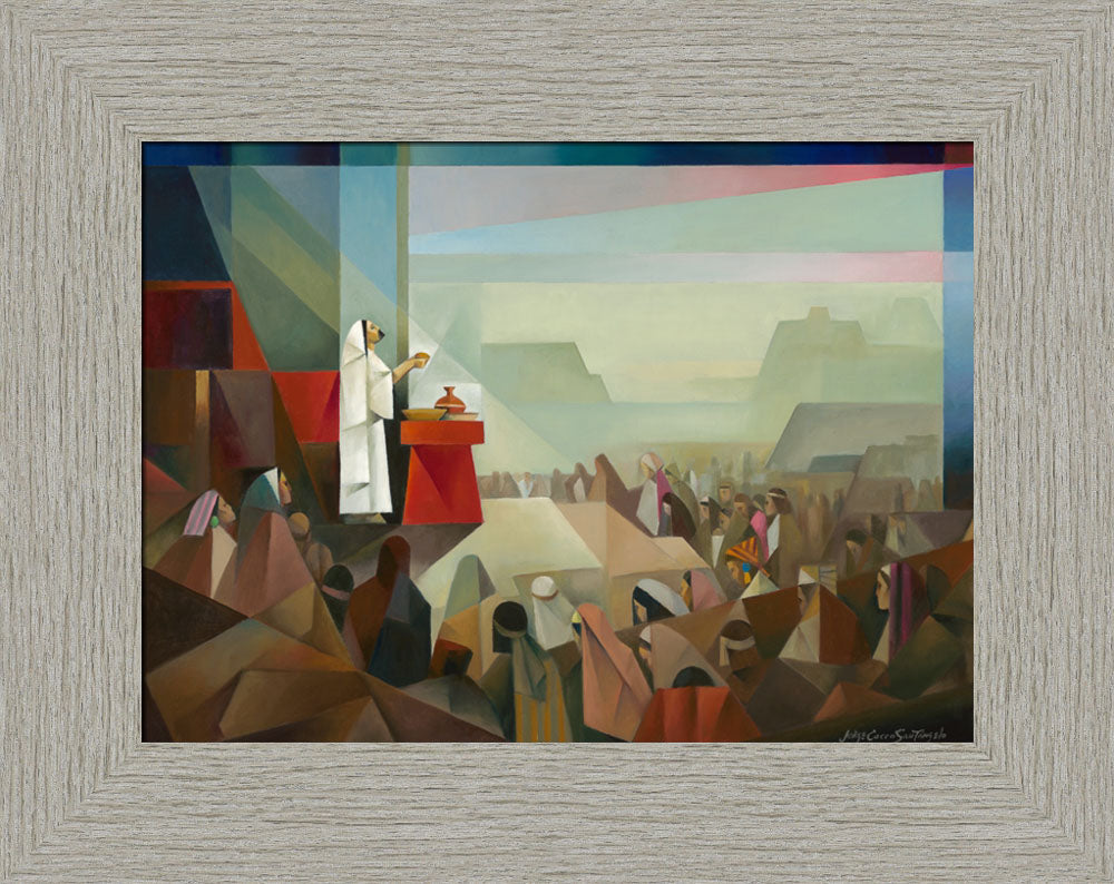 Sacrament in the Americas - framed giclee canvas