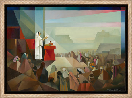 Sacrament in the Americas - framed giclee canvas