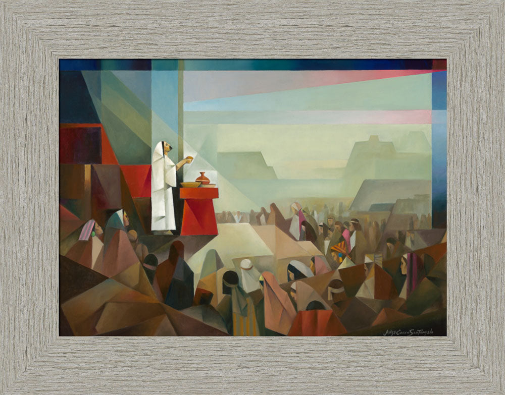 Sacrament in the Americas - framed giclee canvas