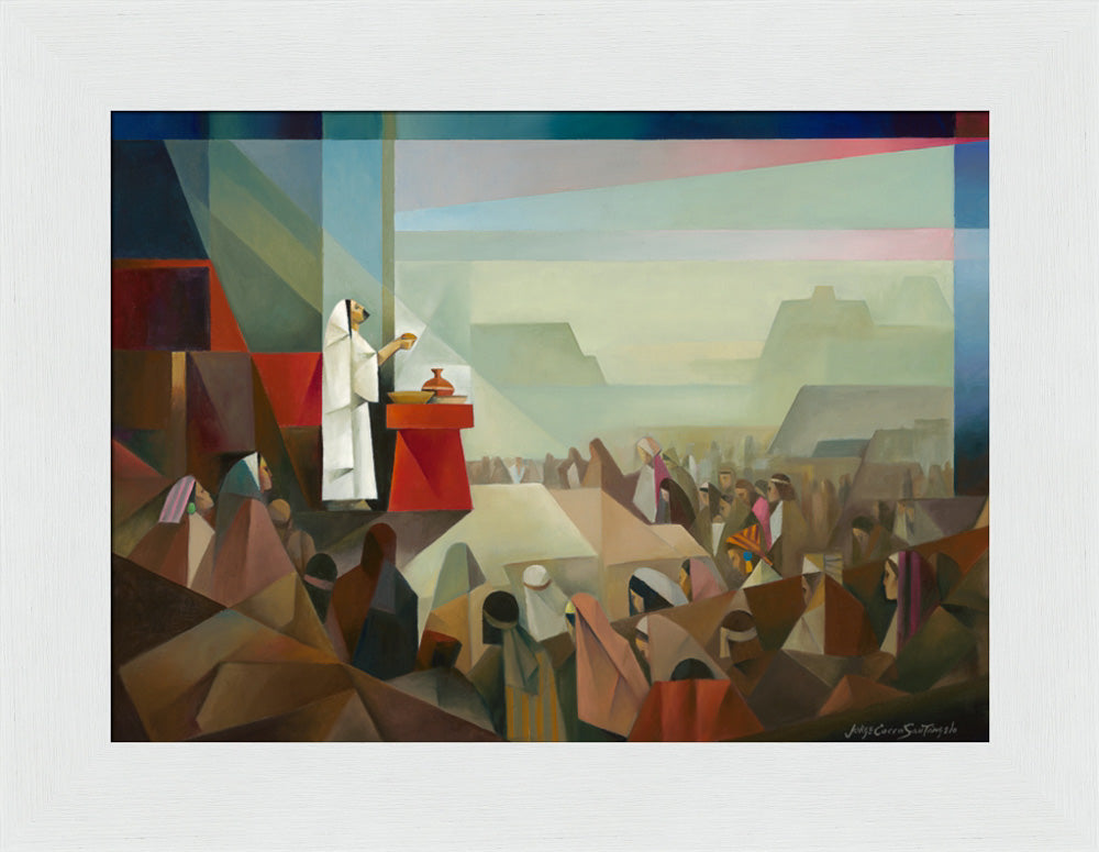 Sacrament in the Americas - framed giclee canvas