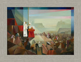 Sacrament in the Americas - framed giclee canvas