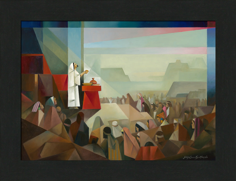 Sacrament in the Americas - framed giclee canvas