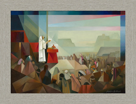 Sacrament in the Americas - framed giclee canvas