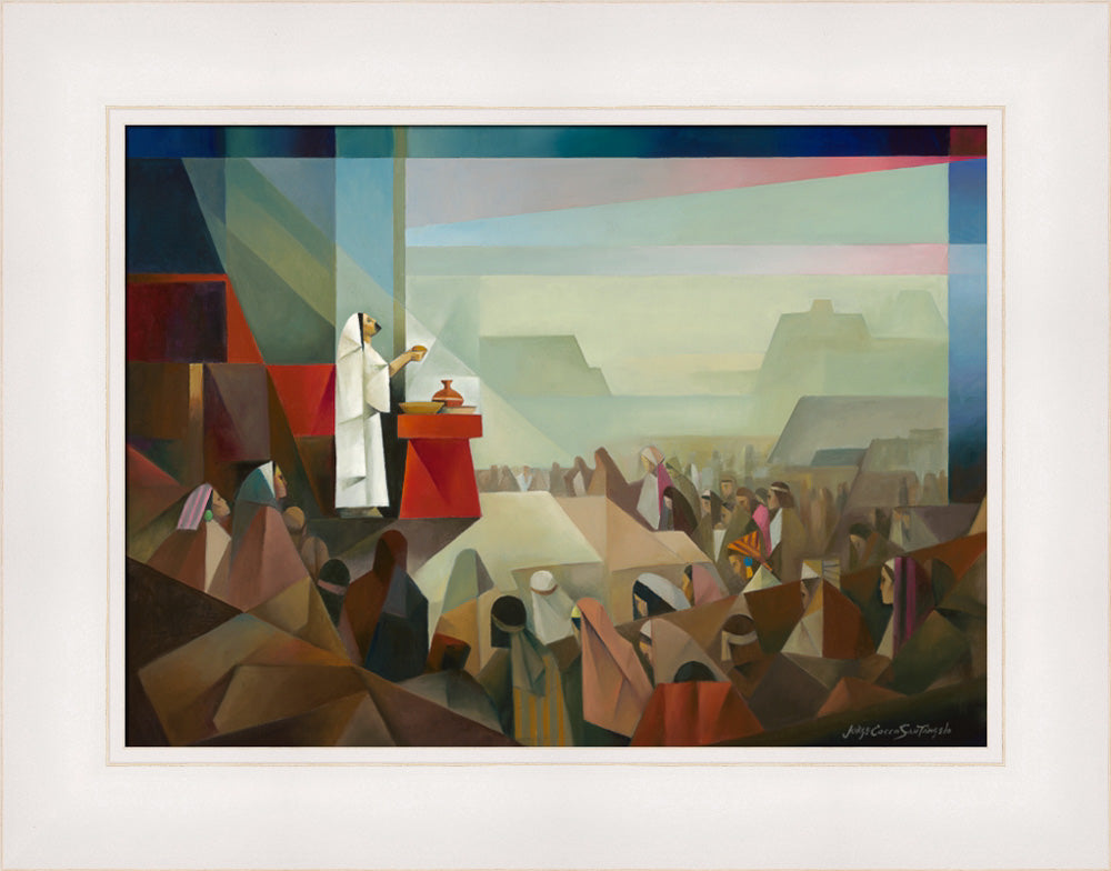 Sacrament in the Americas - framed giclee canvas